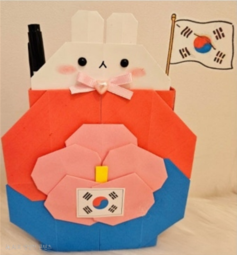 태극연필꽃이